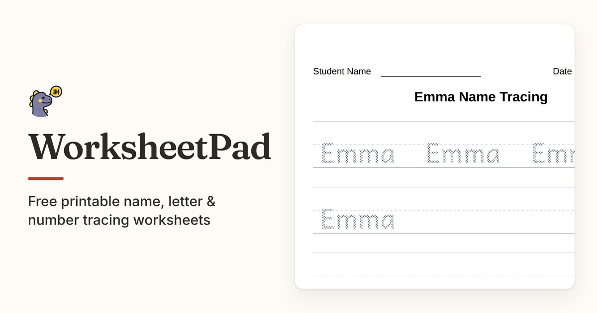 Letter Tracing Worksheets: Free Printable A-Z for Preschool
